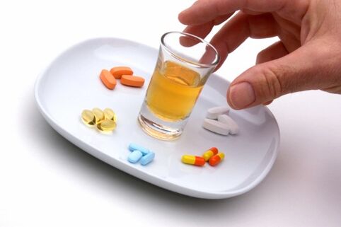 tabletės ir alkoholis pašalinus tulžies pūslę