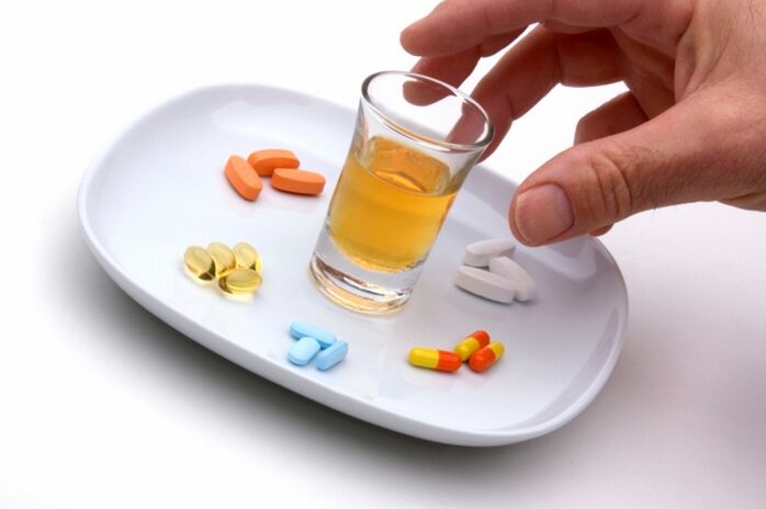 vartojant alkoholį ir antibiotikus